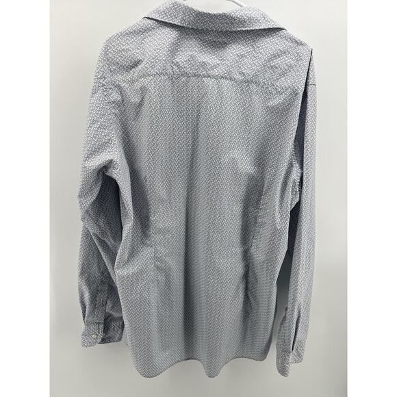 Eton Dress Shirt Mens Sz XXL Contemporary Brighton Button Up Blue - Picture 5 of 8